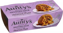 Aunty's Spotted Dick Pudding 2 pack 190g (6.7oz) X 6