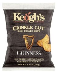 Keoghs Crinkle Cut Guinness 125g (4.4oz) X 12