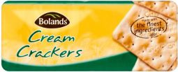 Bolands Cream Crackers 200g (7oz) X 24
