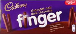 Cadbury's Dark Chocolate Fingers 114g (4oz) X 20