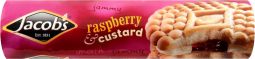 Jacobs Raspberry & Custard Cream 200g (7oz) X 24