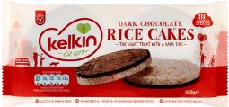 Kelkin Dark Chocolate Rice Cake 100g (3.5oz) X 12