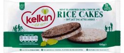 Kelkin Mint Dark Chocolate Rice Cake 100g (3.5oz) X 12