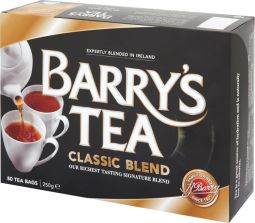 Barrys Master Blend 80 Teabags 250g (8.8oz) X 6