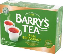 Barrys Tea Breakfast Green 80 Bags 250g (8.8oz) X 6
