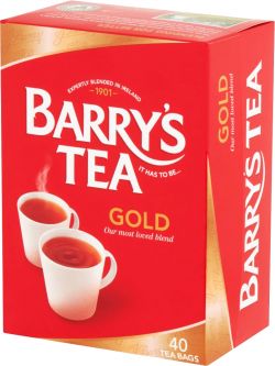 Barrys Tea Gold 40 Bags  125g (4.4oz) X 6