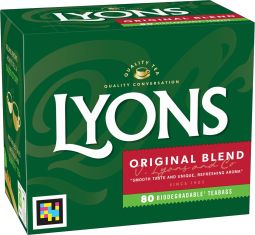 Lyons Original Tea Bags 80s X 12