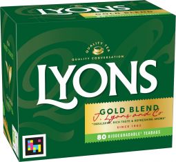 Lyons Gold Tea Bags 80s X 12