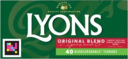 Lyons Original Label Tea Bags 40's X 12