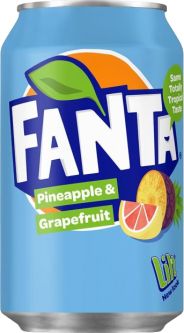 Fanta Pineapple & Grapefruit 330ml (11.2fl oz) X 24