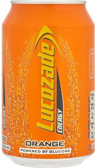 Lucozade Orange Can 330ml (11.2fl oz) X 24