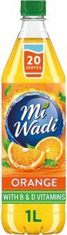 Miwadi Orange 1L (33.8fl oz) X 12