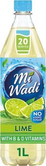 Miwadi Lime NAS 1L (33.8fl oz) X 12