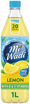 Miwadi Lemon NAS 1L (33.8fl oz) X 12