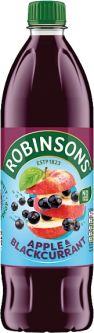 Robinsons Apple & Black NAS Squash US 1L (33.8fl oz) X 12