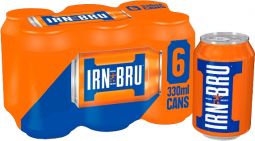 Irn Bru Can 6 Pack 330ml (11.2fl oz) X 4