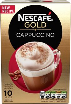 Nescafe Gold Cappuccino Sachets  124g (4.4oz) X 6