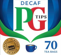 PG Tips Decaf 70's 203g (7.2oz) X 6