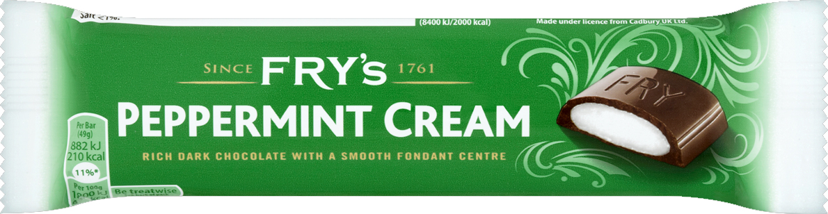 Fry's Peppermint Cream 49g (1.7oz) X 48: Food Ireland Wholesale