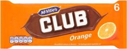 Mc Vities Club Orange 6 Pack 132g (4.7oz) X 12