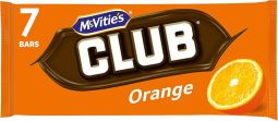 Mc Vities Club Orange Chocolate 7 Pack 154g (5.4oz) X 30