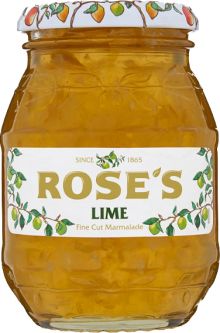 Roses Lime Fine Cut Marmalade 454g (16oz) X 6
