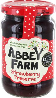 Abbey Farm Irish Strawberry 350g (12.3oz) X 6