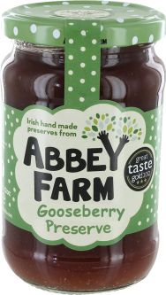 Abbey Farm Irish Gooseberry 350g (12.3oz) X 6
