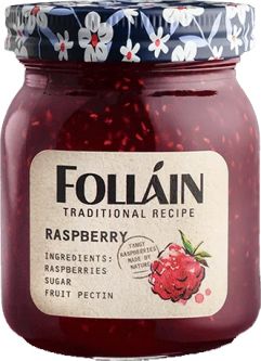 Follain Traditional Recipe Raspberry Jam 370g (13oz) X 9