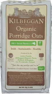 Kilbeggan Organic Oatmeal 1Kg (35.2oz) X 10