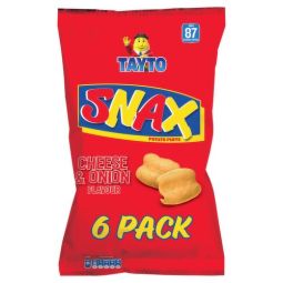 Tayto Snax 6 Pack 102g (3.6oz) X 12