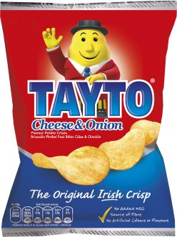 Tayto Cheese & Onion 37g (1.3oz) X 50
