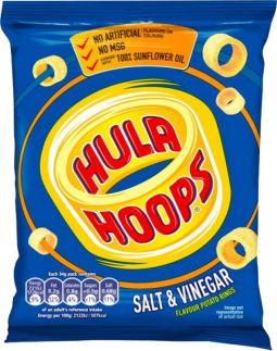 KP Hula Hoops Salt & Vinegar 34g (1.2oz) X 32