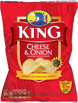 King Cheese & Onion 37g (1.3oz) X 50