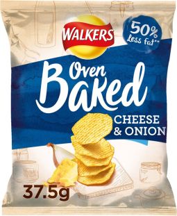 Walkers Baked Cheese & Onion 37.5g (1.3oz) X 32