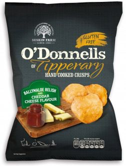 O' Donnells Ballymaloe Relish & Cheddar Cheese 47.5g (1.7oz) X 32