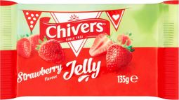 Chivers Jelly Strawberry 135g (4.8oz) X 12