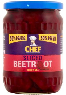 Chef Beetroot + 50% EF 525g (18.5oz) X 12