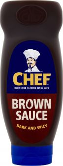 Chef Brown Sauce Squeezy 730g (25.7oz) X 12