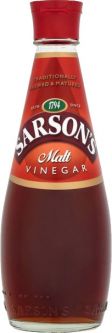 Sarson's Malt Vinegar (glass) 250g (8.5oz) X 12