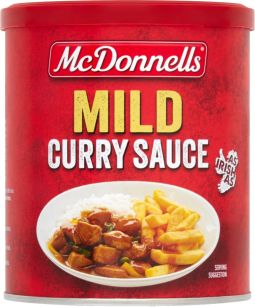 McDonnells Mild Curry Sauce 1L Tub 200g (7oz) X 12