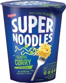 McDonnells Super Noodles Curry Pot 65g (2.3oz) X 12