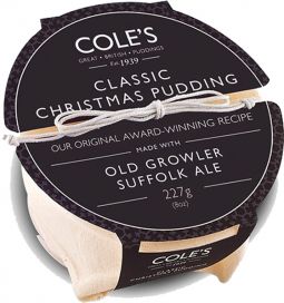 Cole's Christmas Pudding 227g (8oz) X 12