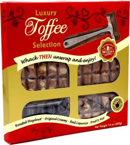 Walkers Luxury Toffee Selection Hammer 400g (14.1oz) X 12