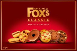 Fox's Fabulous Classic Biscuit Carton 275g (9.7oz) X 6