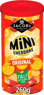 Jacobs Mini Cheddars Caddy 260g (9.2oz) X 6