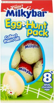 Milky Bar Egg Hunt Pack 120g (4.2oz) X 12