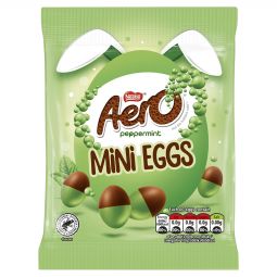 Aero Mint Mini Eggs Bag 70g (2.5oz) X 12