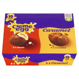 Mixed Crme & Caramel Egg 8 Pack 320g (11.3oz) X 12