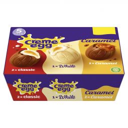 Mixed Crme & Caramel Egg 5 Pack 200g (7oz) X 28